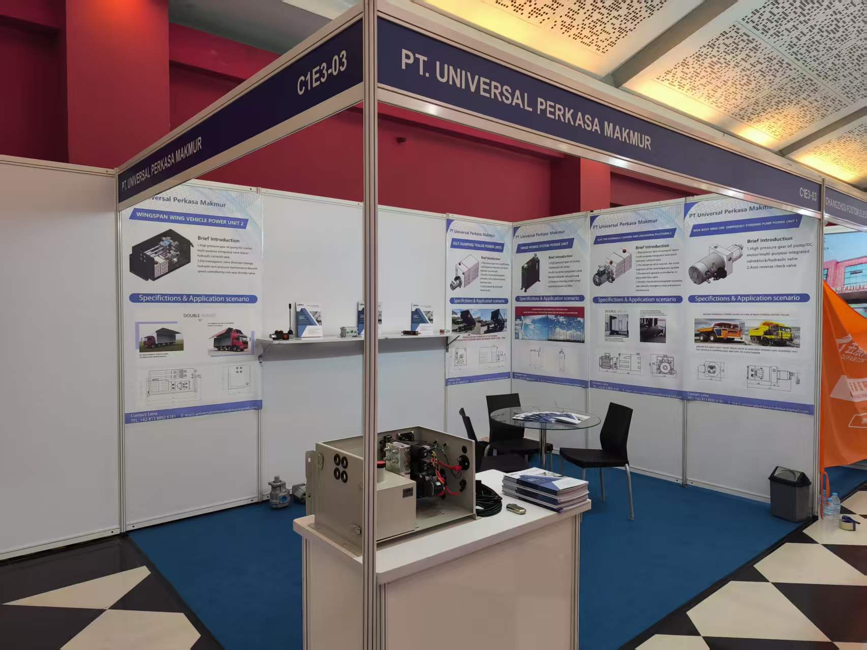 We Attended Indonesia Exhibition, Displaying Many Hydraulic Power Units