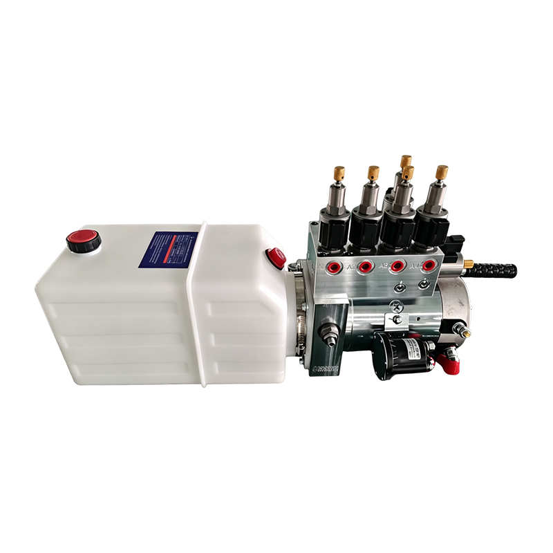 4-channel multi way valve hydraulic pump station