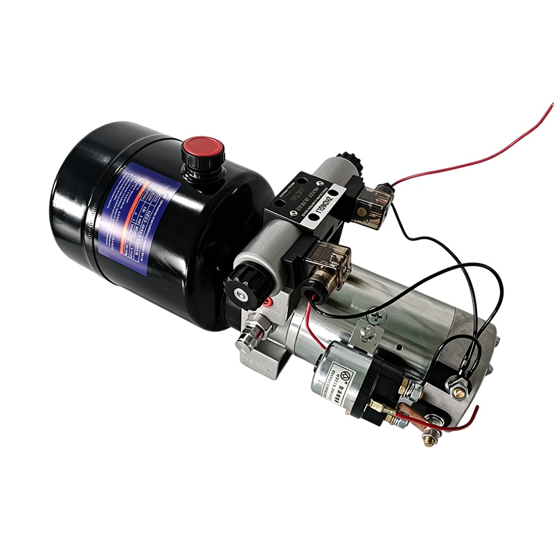 Bidirectional electrically controlled DC hydraulic pump station