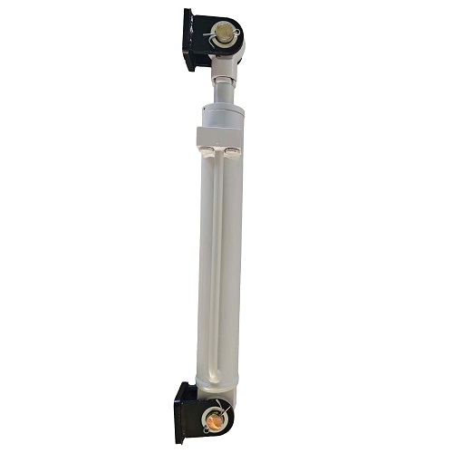 Dual ear double acting hydraulic cylinder