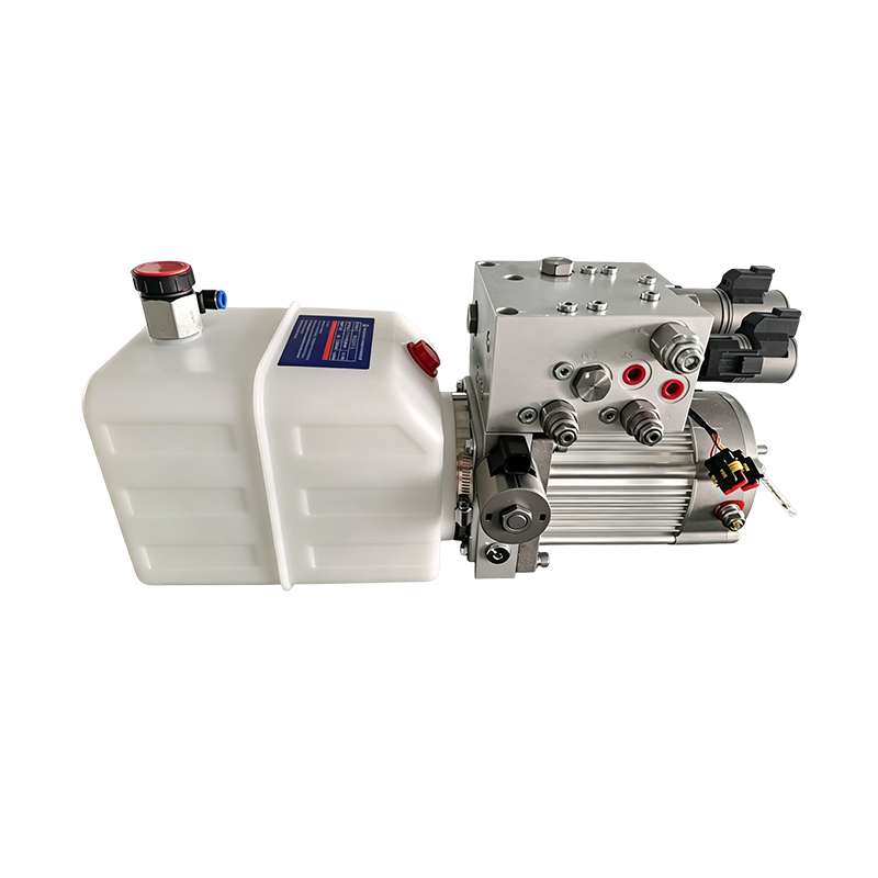 Dual solenoid valve DC hydraulic power unit