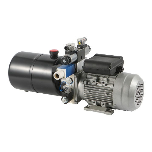 Electric basketball hoop power unit