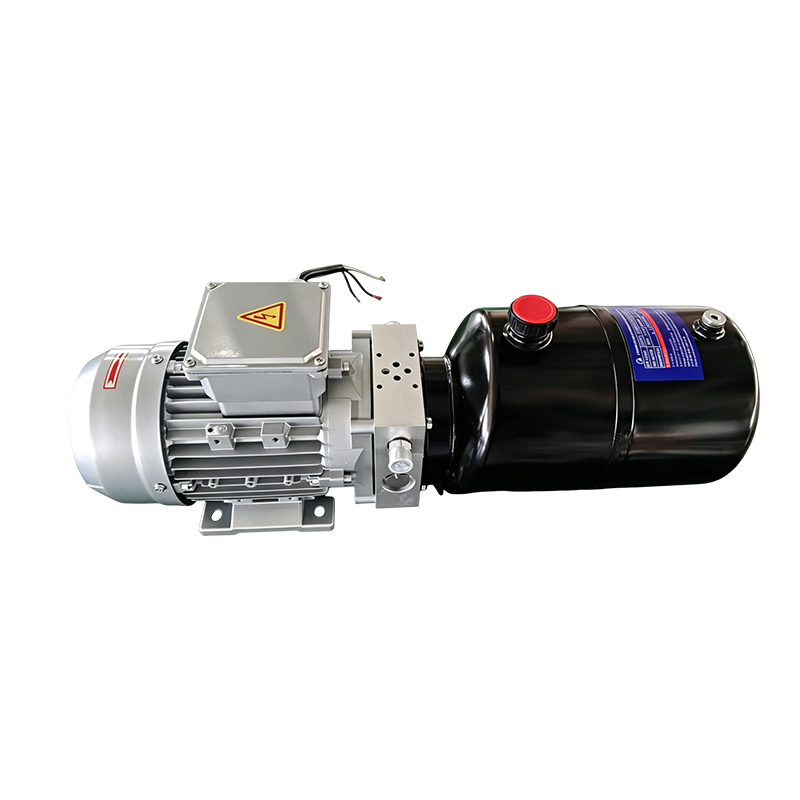 Horizontal communication basic hydraulic power unit
