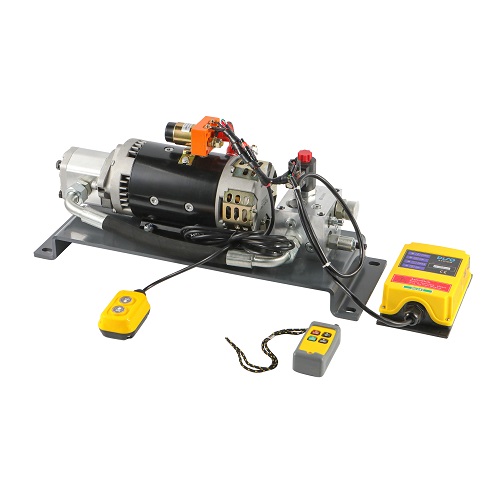 Portable remote control hydraulic power unit
