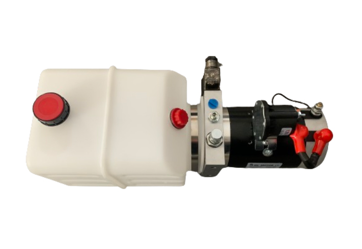 Power unit of pallet handling vehicle